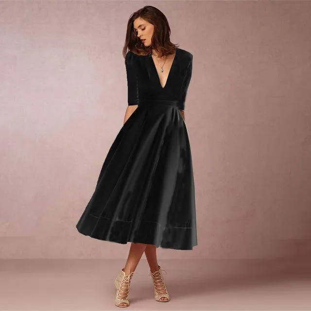 Edith Satin Dress