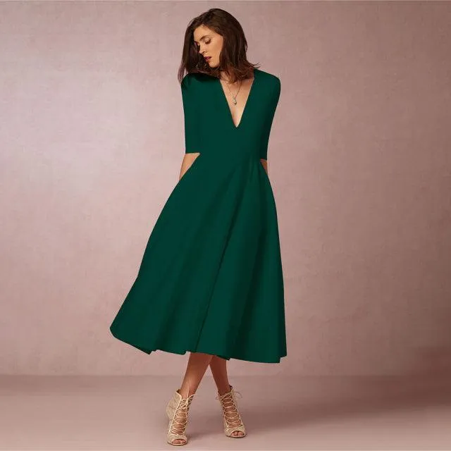 Edith Satin Dress