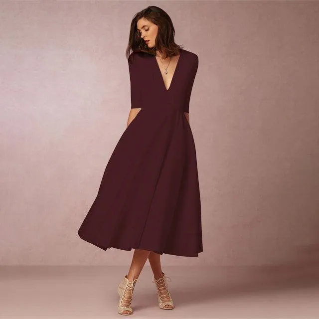 Edith Satin Dress