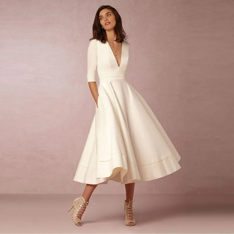 Edith Satin Dress