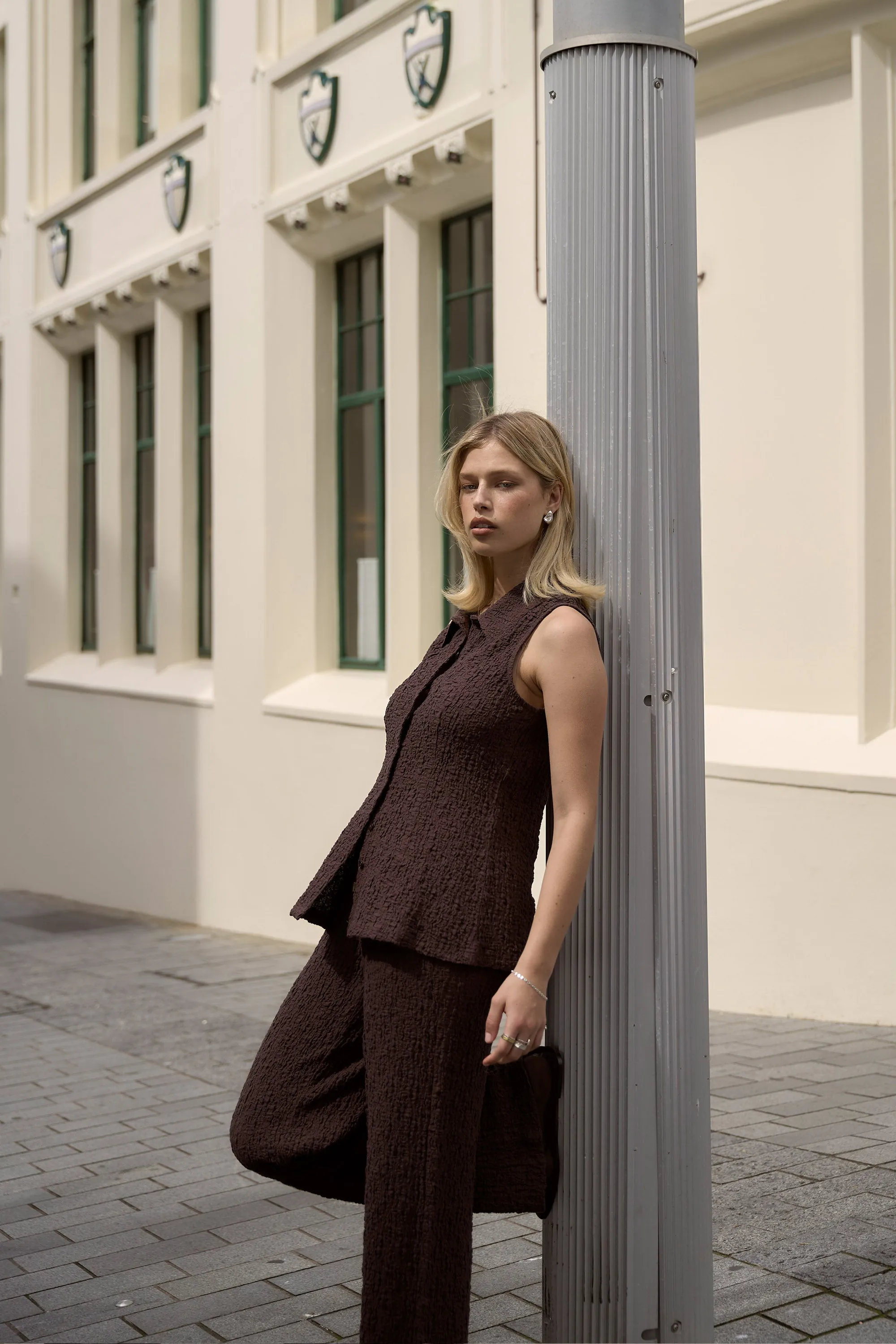 Elementary Textured Pants