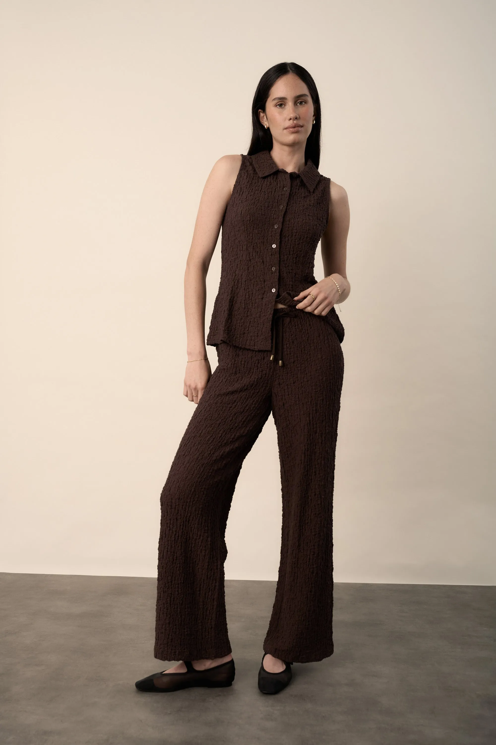Elementary Textured Pants