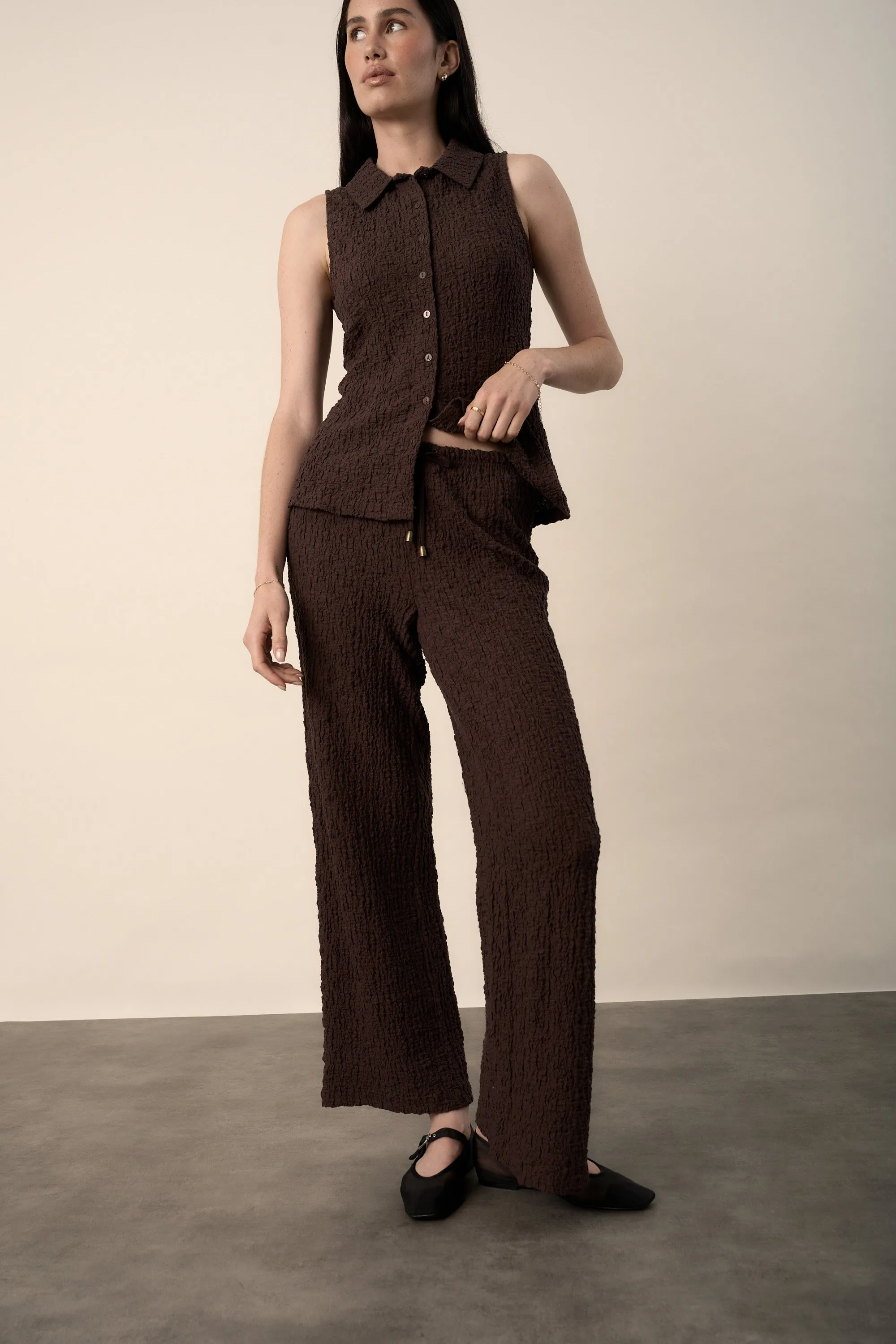 Elementary Textured Pants