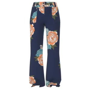 Emery - Blue Orange Large Floral