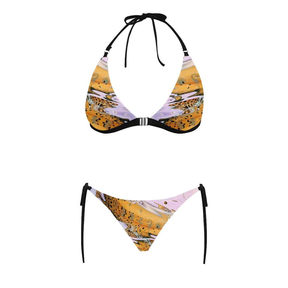 Ephemera Women's Halter Bikini Swimsuit