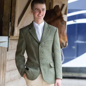 Equetech Boys Claydon Junior Tweed Riding Jacket