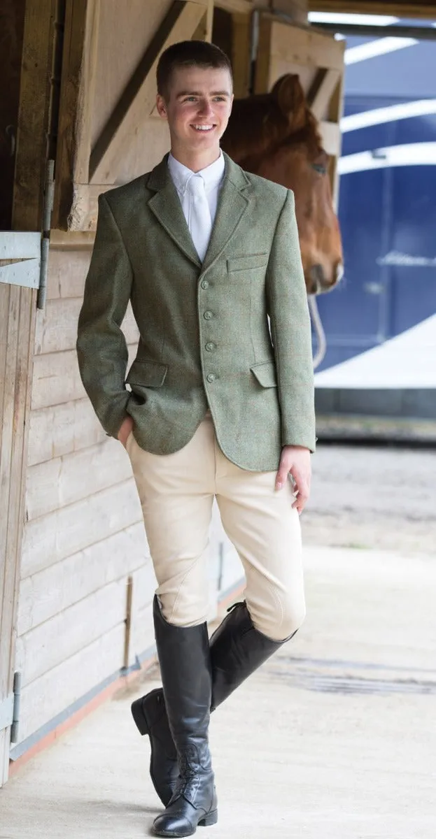 Equetech Boys Claydon Junior Tweed Riding Jacket