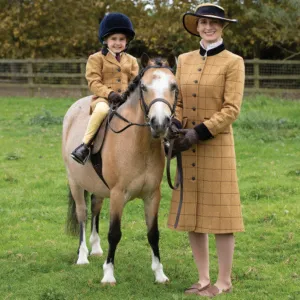 Equetech Longline Wheatley Tweed Leaders Jacket / Dress & Hat