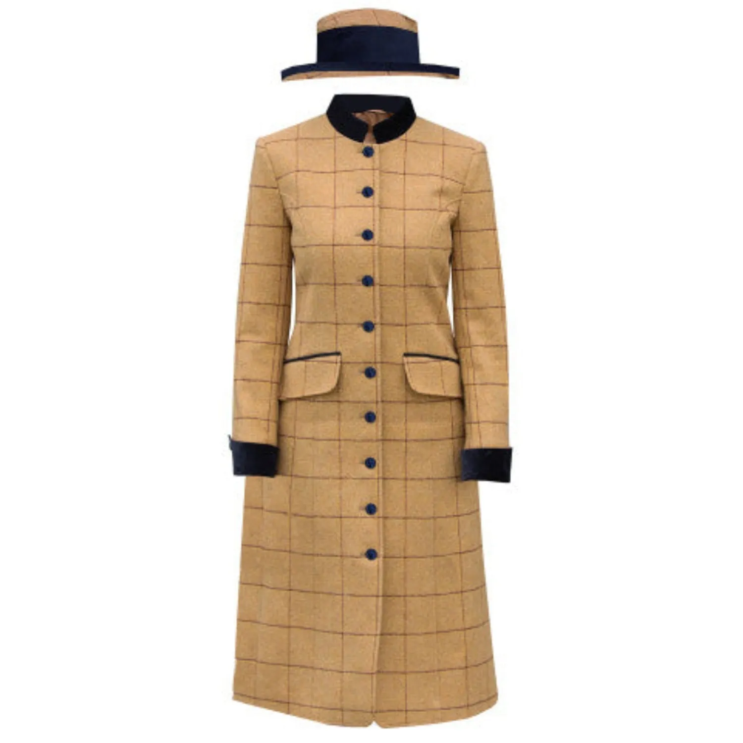 Equetech Longline Wheatley Tweed Leaders Jacket / Dress & Hat
