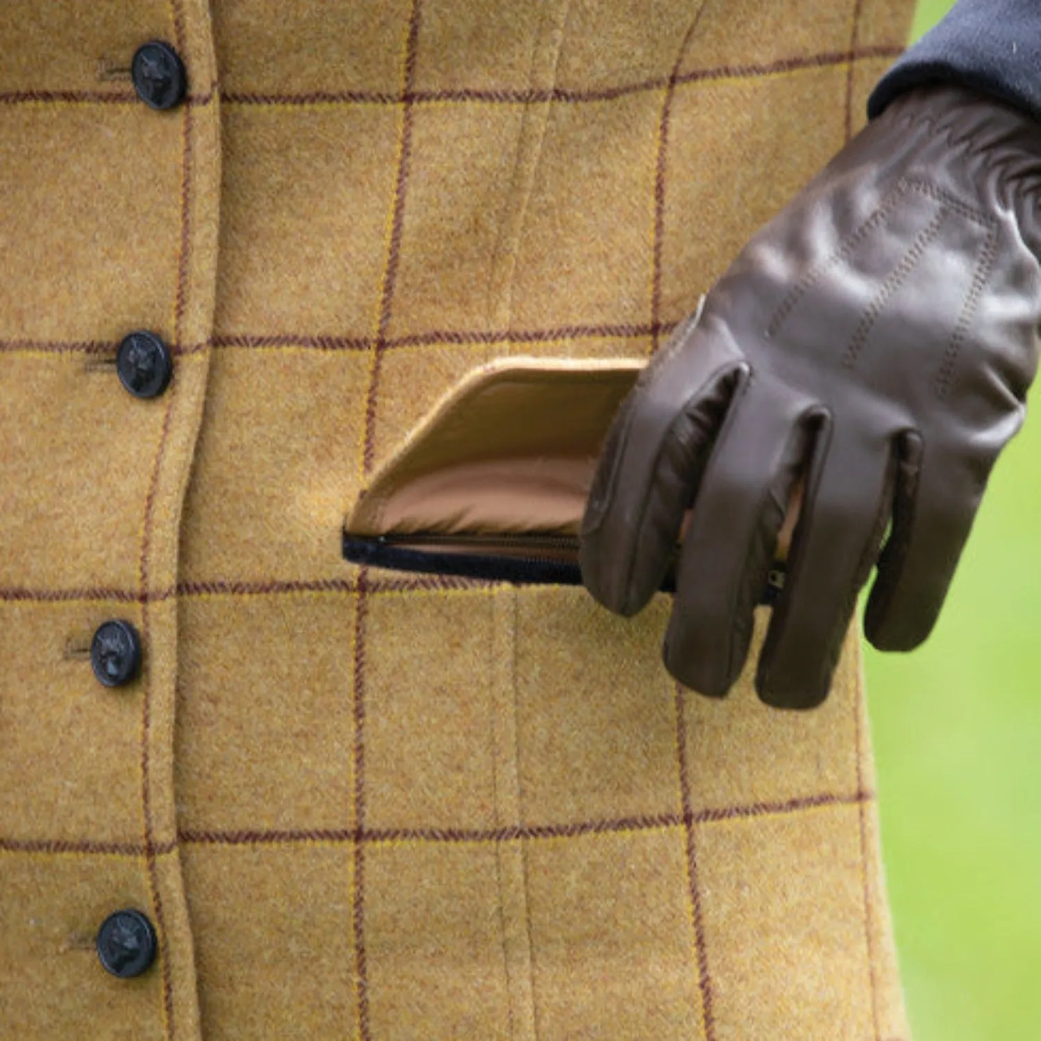 Equetech Longline Wheatley Tweed Leaders Jacket / Dress & Hat