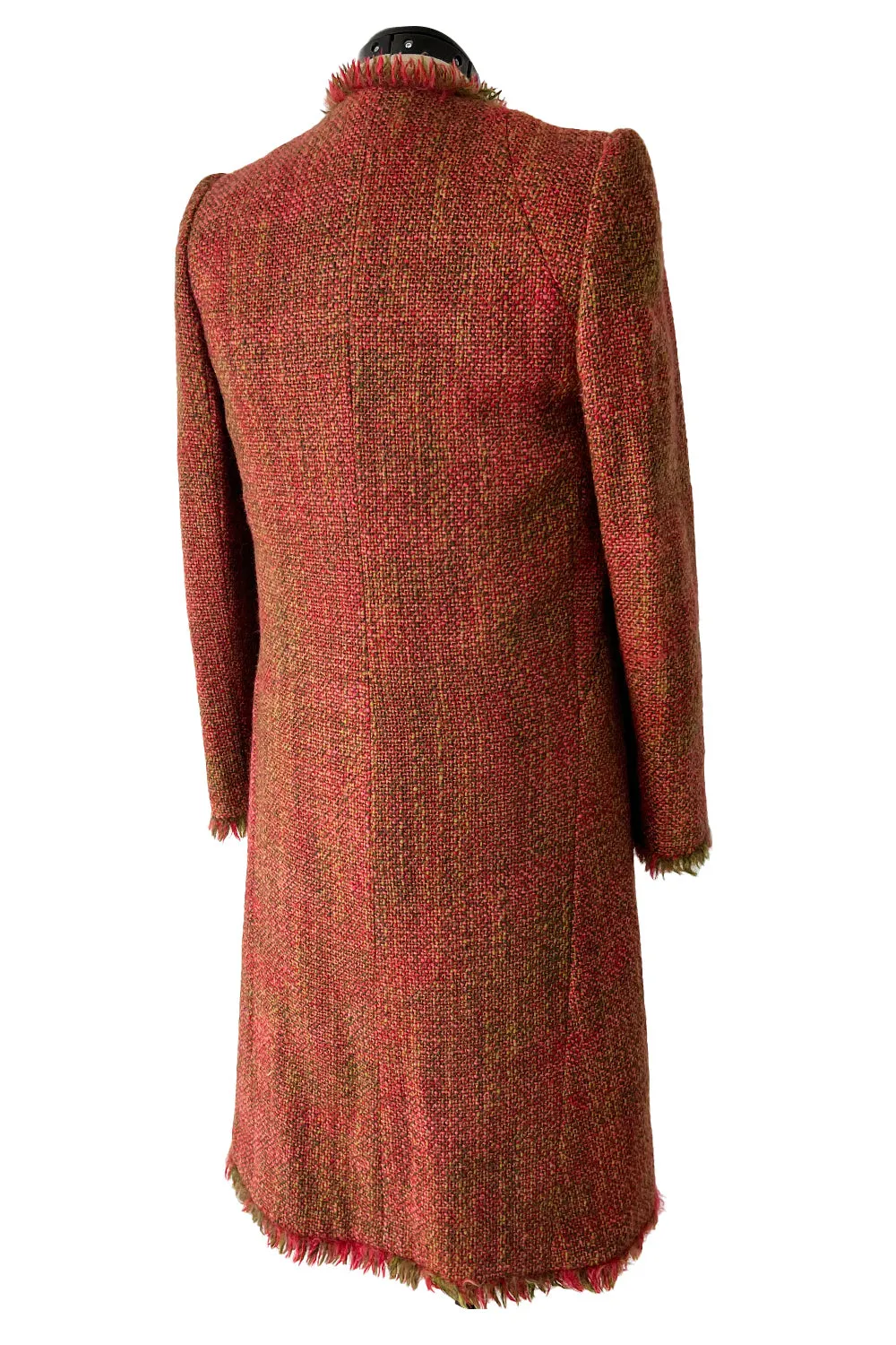 Fall 2000 Chanel by Karl Lagerfeld Haute Couture Runway Look 17 Sleeveless Dress & Coat