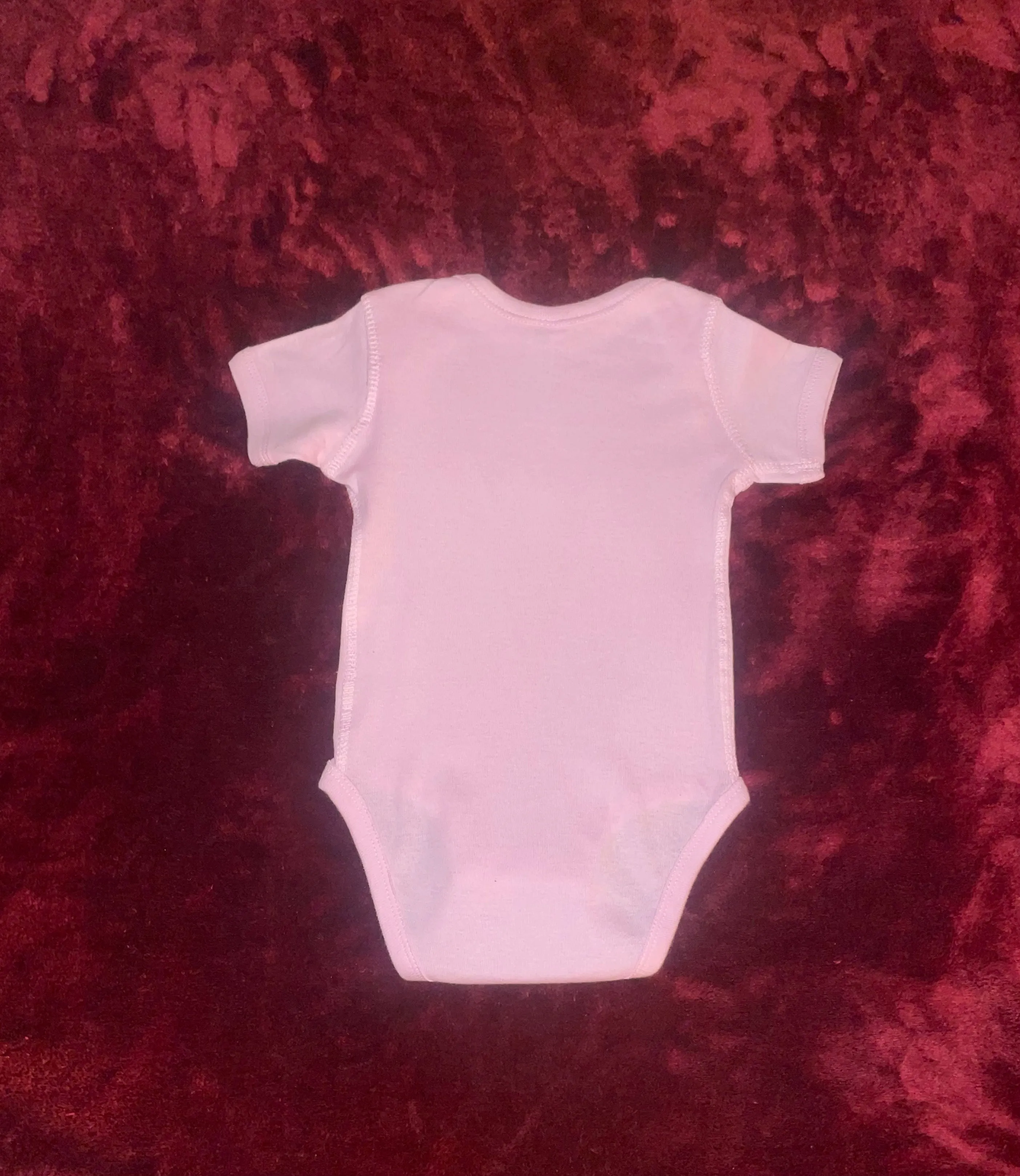 Fallon Aurielle Baby Unisex Signature Tampa Onesie (Pink & Gold Sparkle)