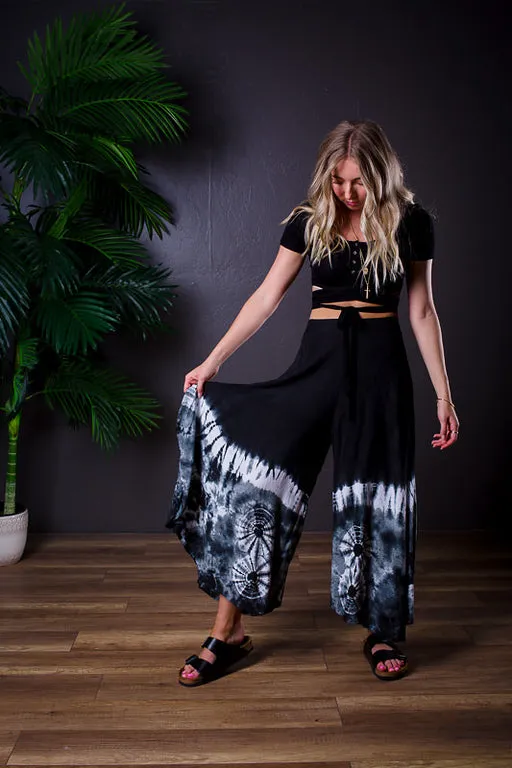 FALLON TIE DYE CULLOTE PANTS