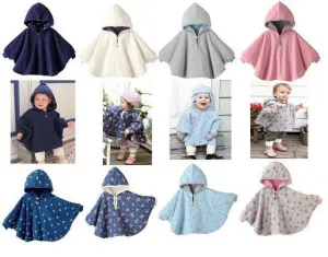 Fashion Baby Coats boys Girl's Smocks Outwear Fleece cloak Jumpers mantle Children's clothing Poncho Cape DD001