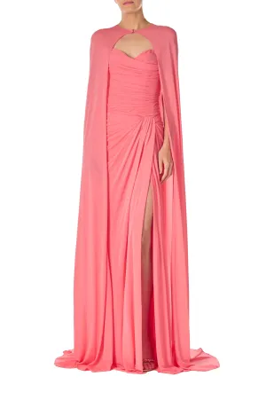 Floor Length Jersey Cape