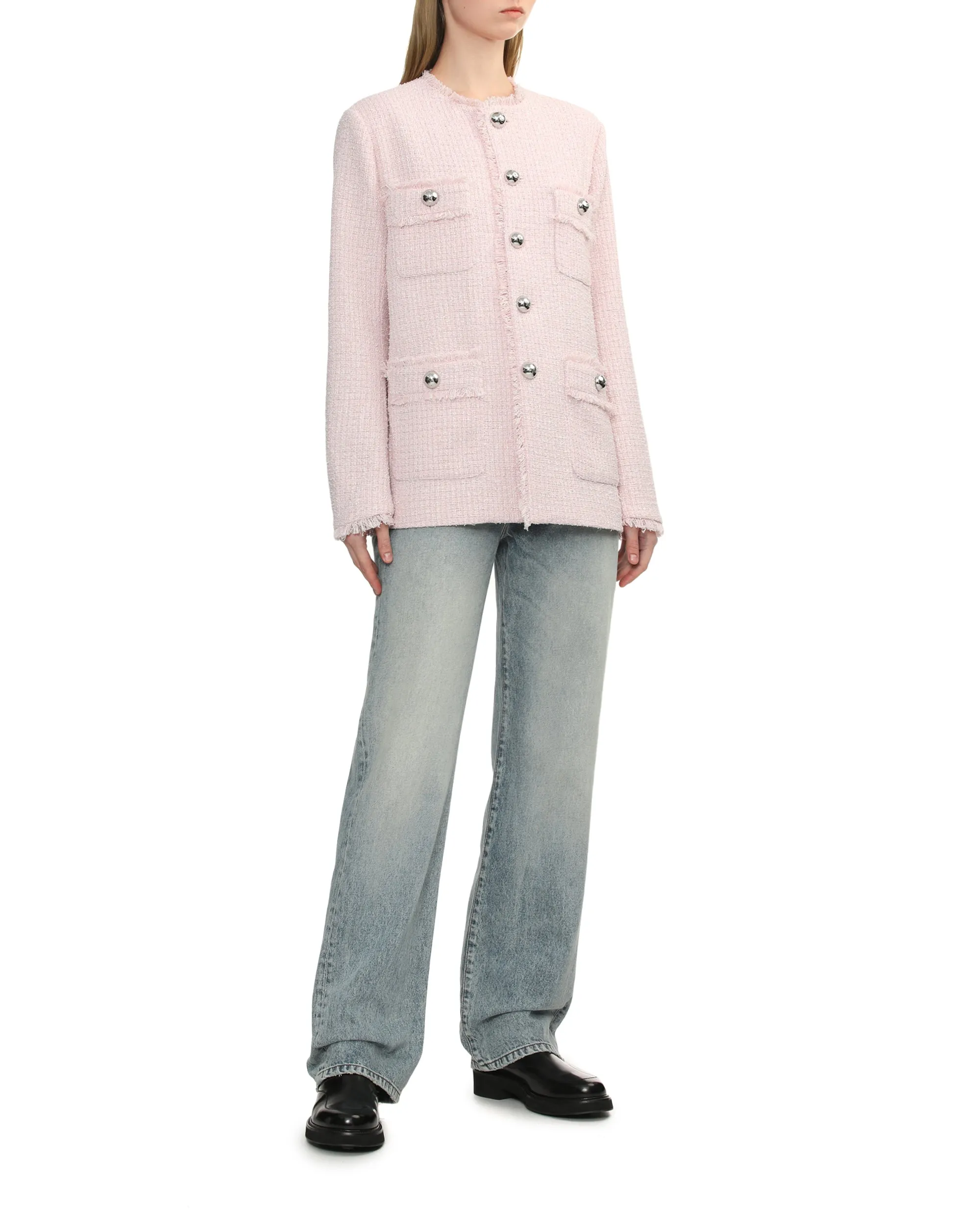 Four pocket tweed jacket