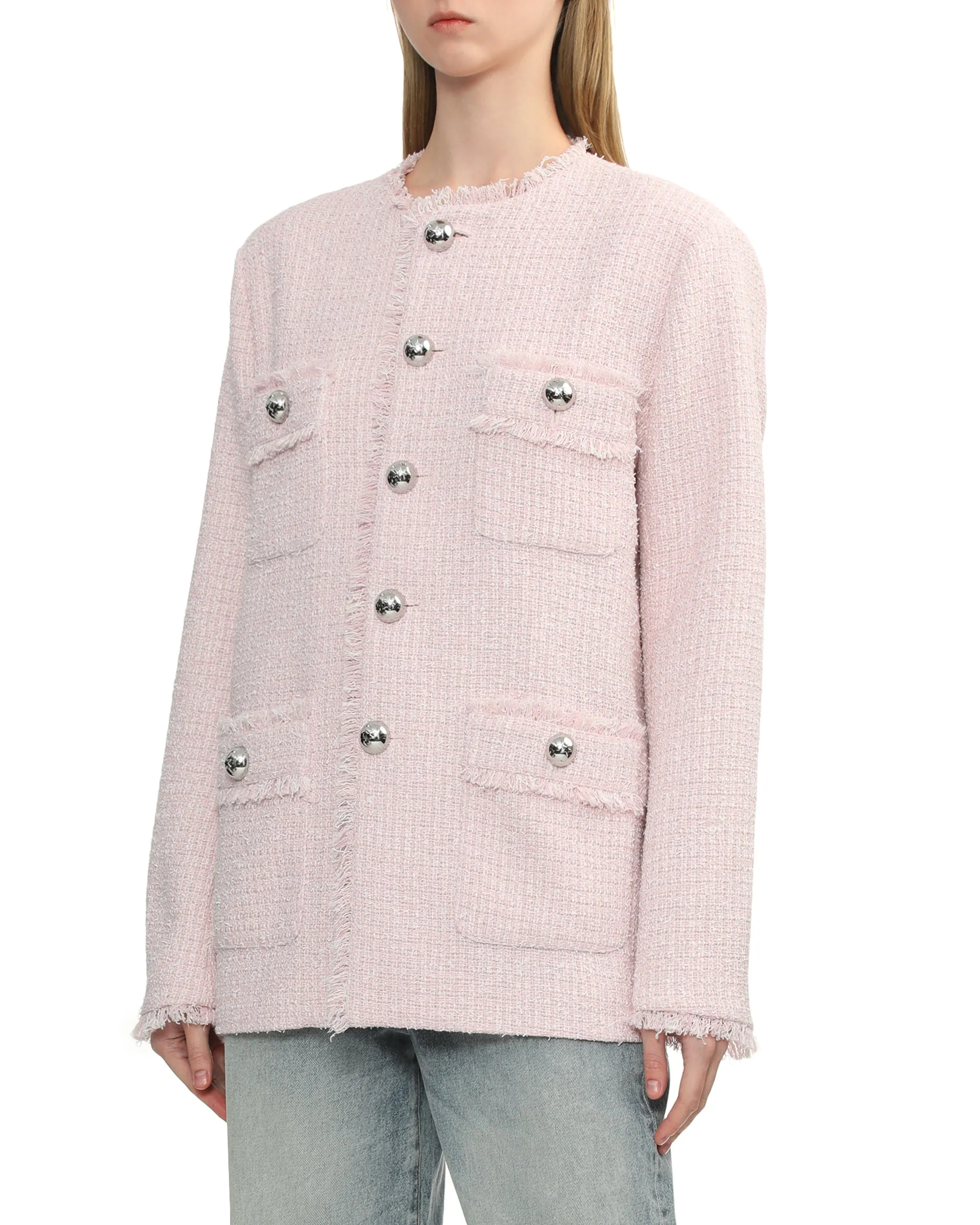 Four pocket tweed jacket