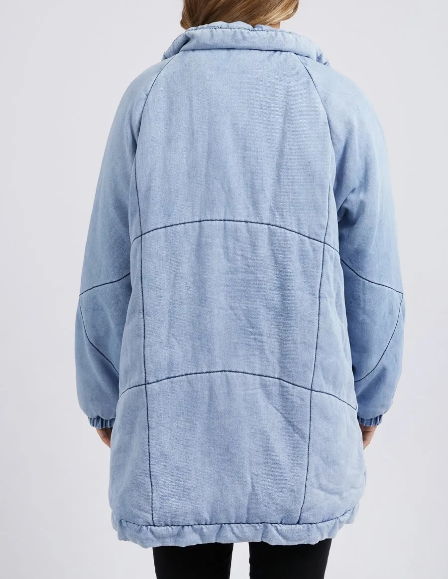 Foxwood Rosalee Longline Jacket - Light Blue