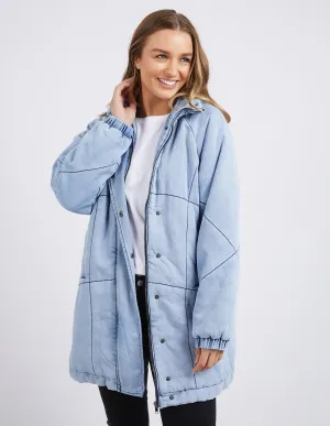 Foxwood Rosalee Longline Jacket - Light Blue