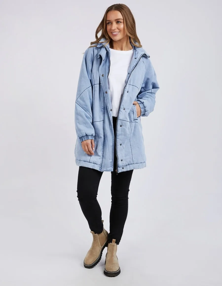 Foxwood Rosalee Longline Jacket - Light Blue