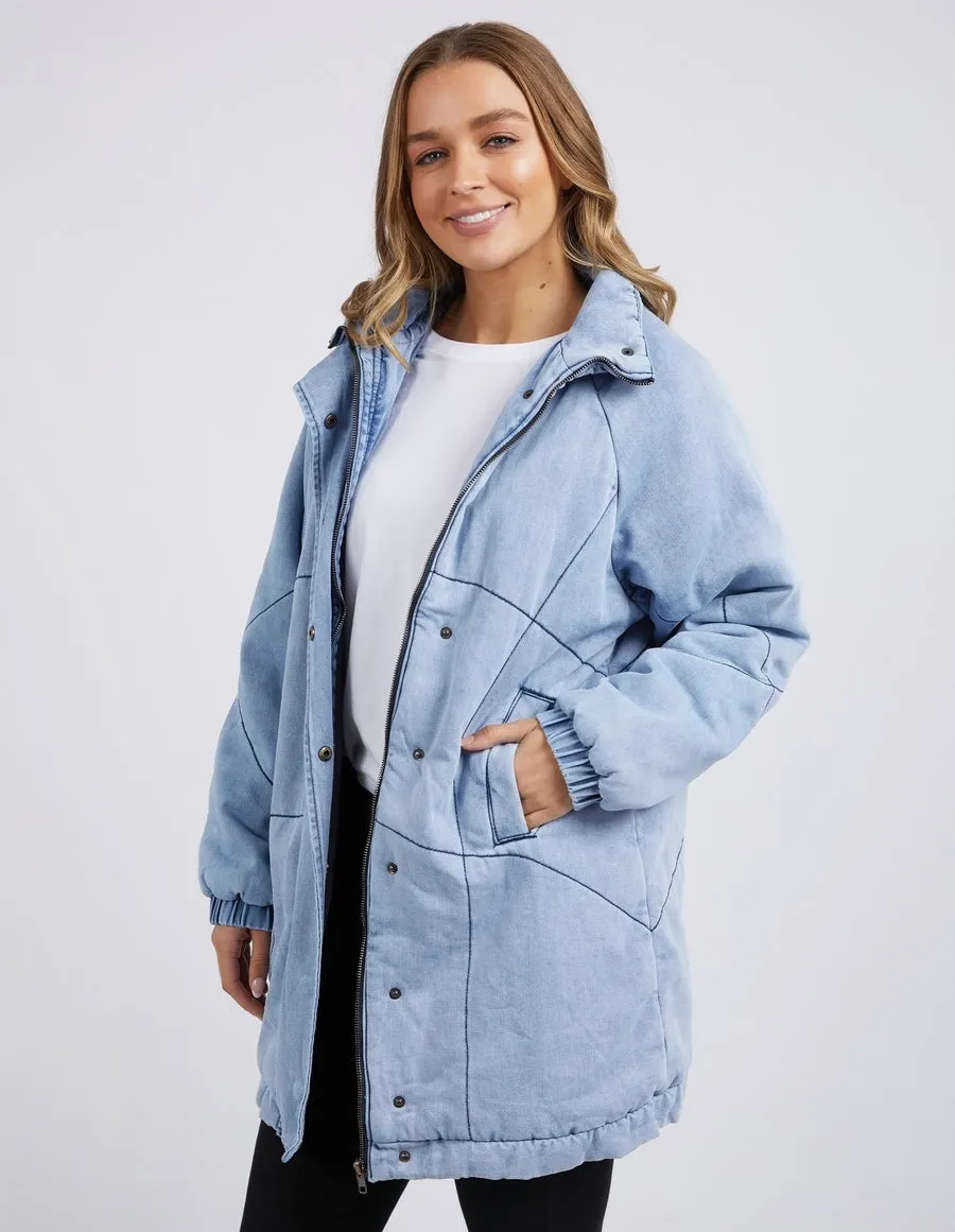 Foxwood Rosalee Longline Jacket - Light Blue