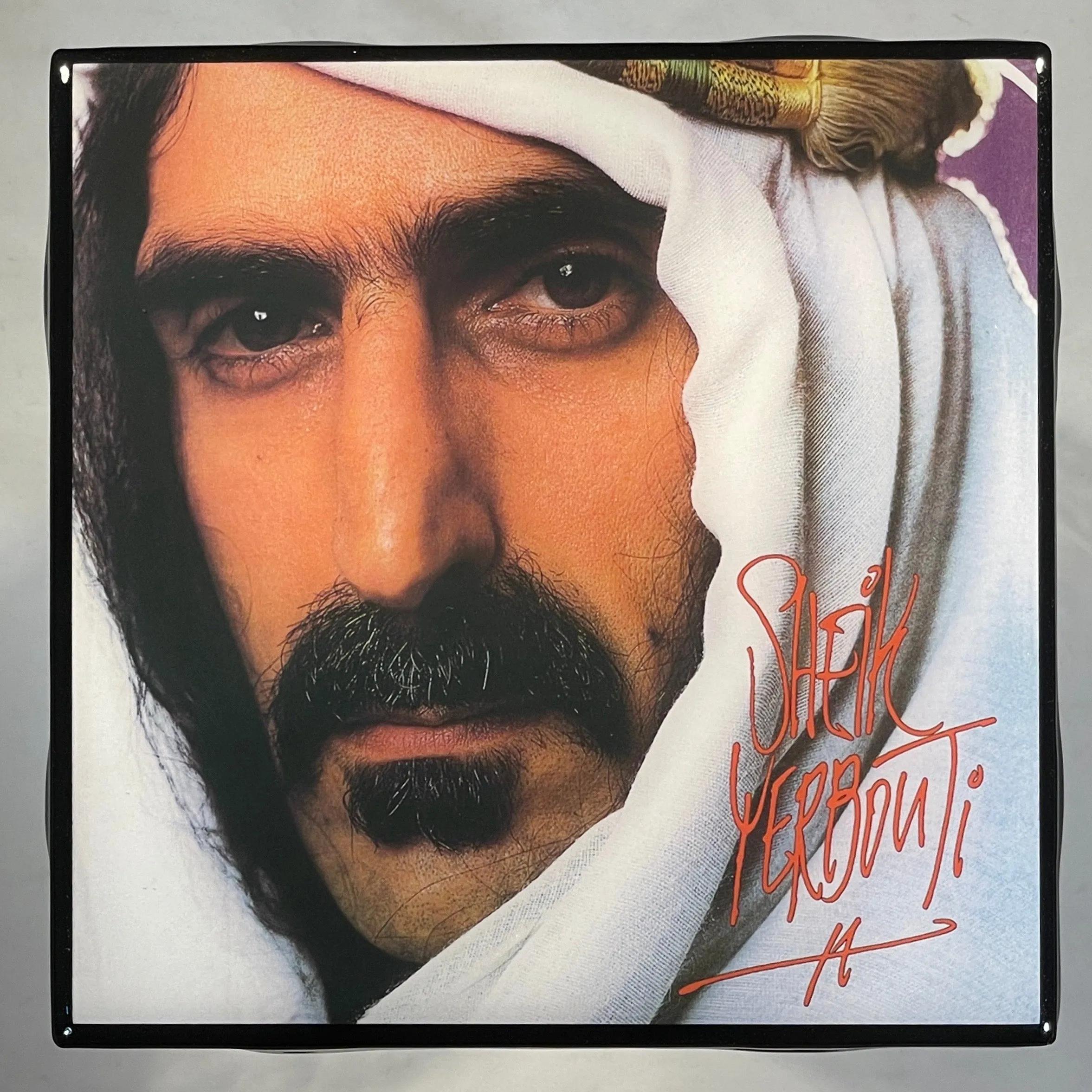FRANK ZAPPA Sheik Yerbouti Coaster Custom Ceramic Tile