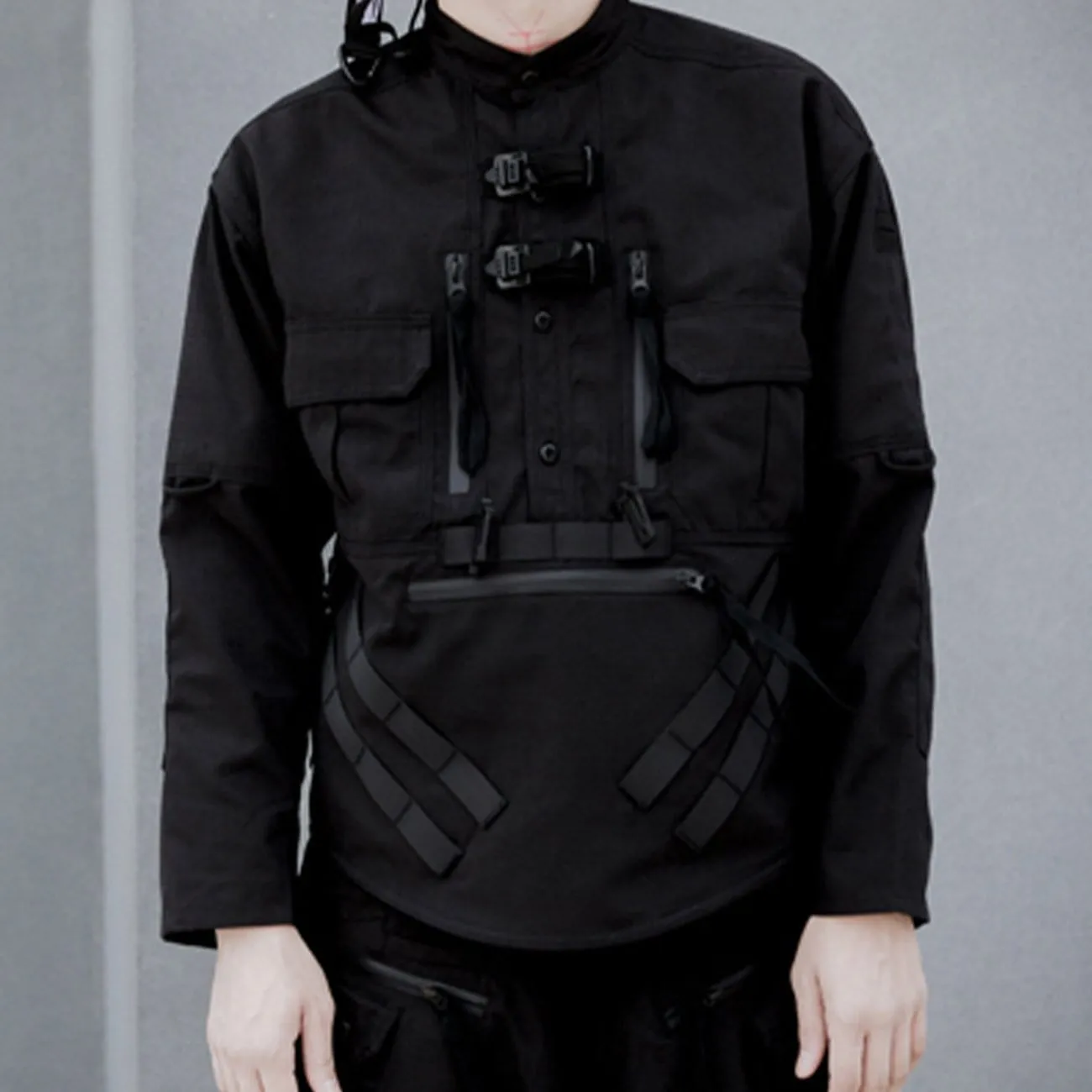 Function Waterproof Button Jacket