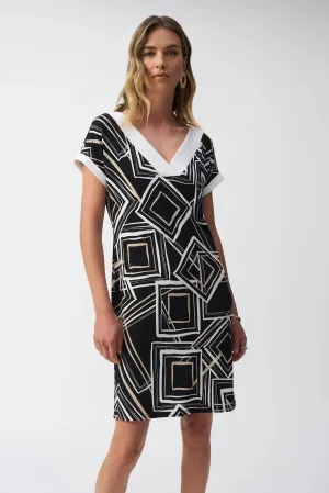 Geometric Shift Dress Style 251039
