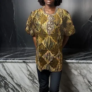 Ghanaian African Dashiki Tops (Unisex)