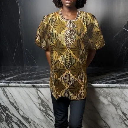 Ghanaian African Dashiki Tops (Unisex)