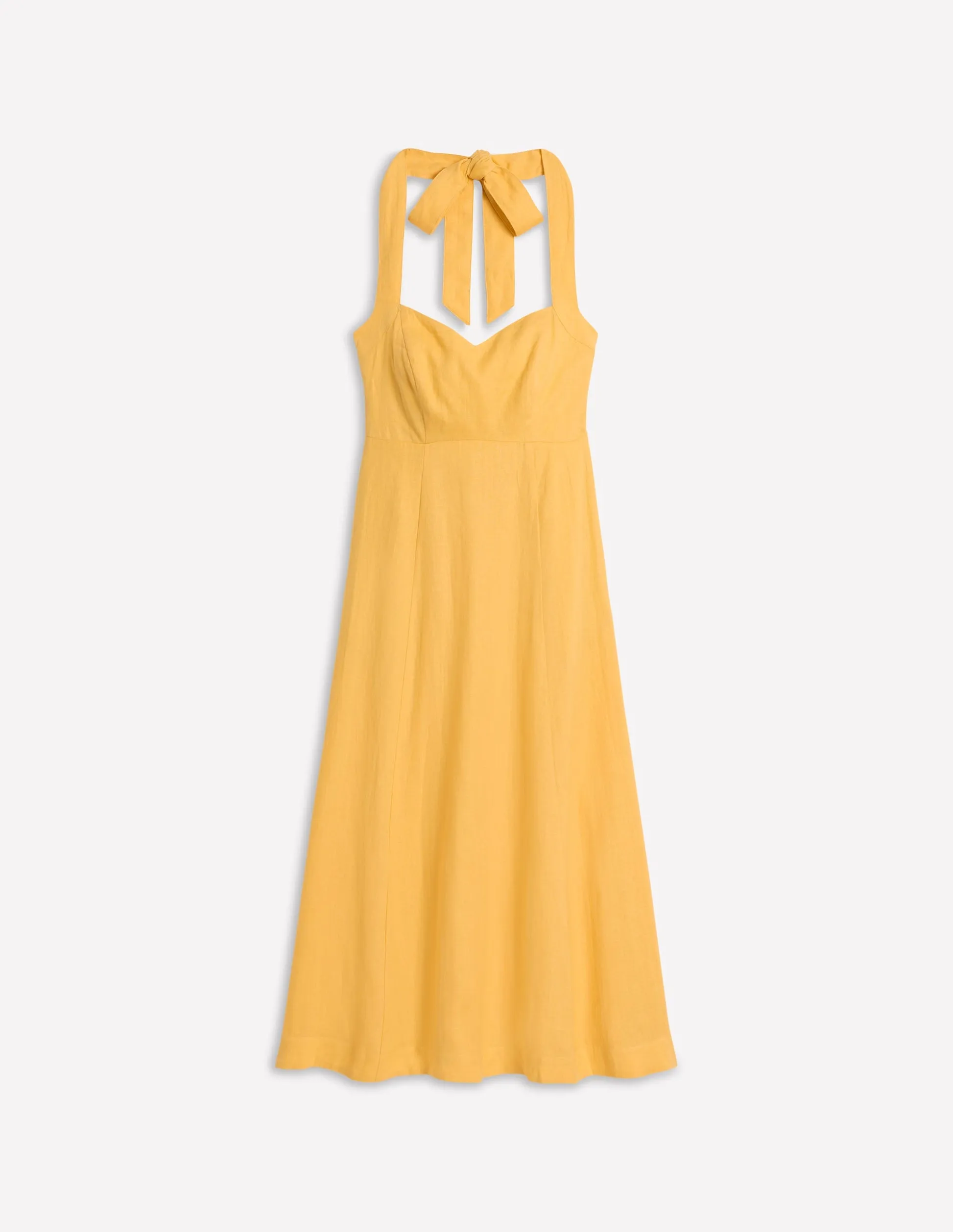 Halter Linen Dress