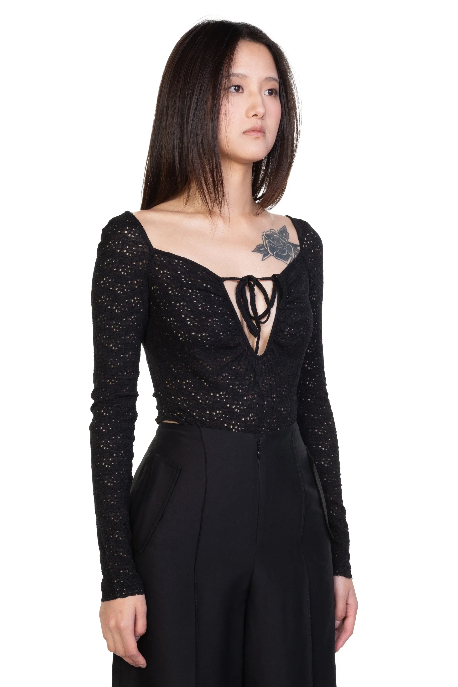 Halter Off-Shoulder Bodysuit