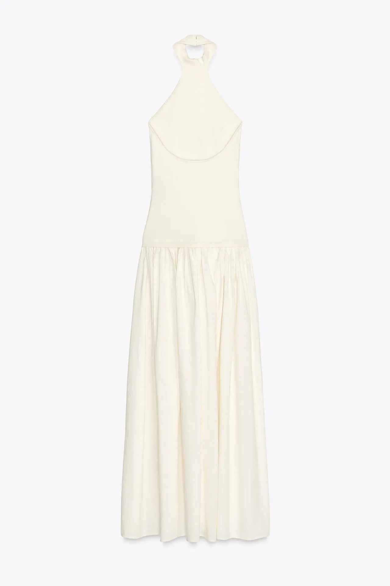 Halterneck Dress with Matching Detail