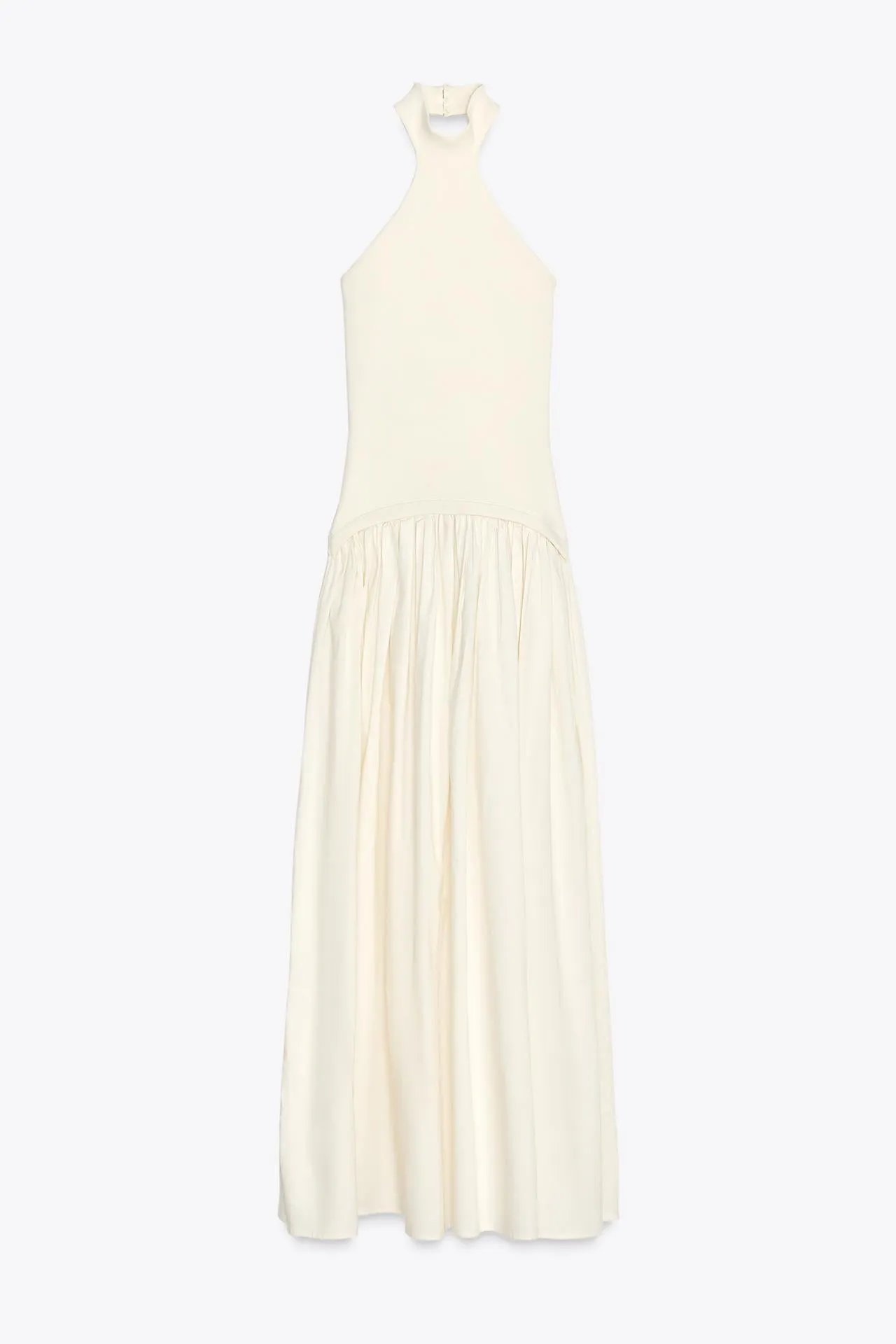 Halterneck Dress with Matching Detail