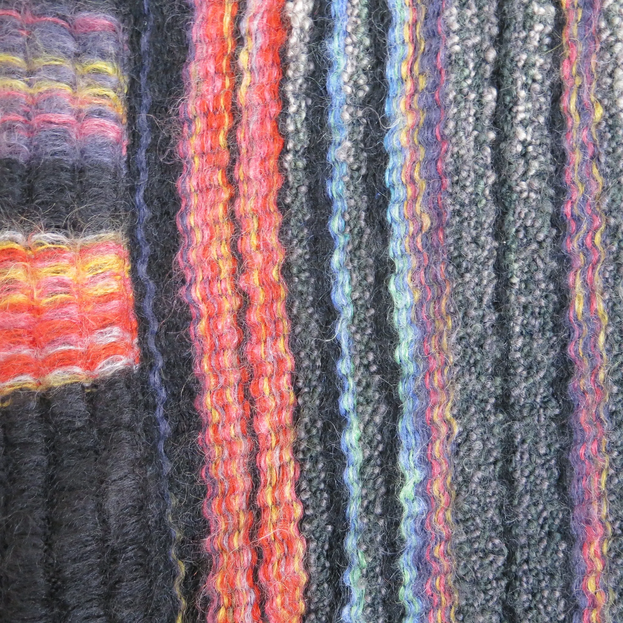 Handwoven Vintage 'Fiber Art' Poncho