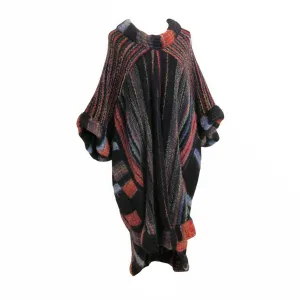 Handwoven Vintage 'Fiber Art' Poncho