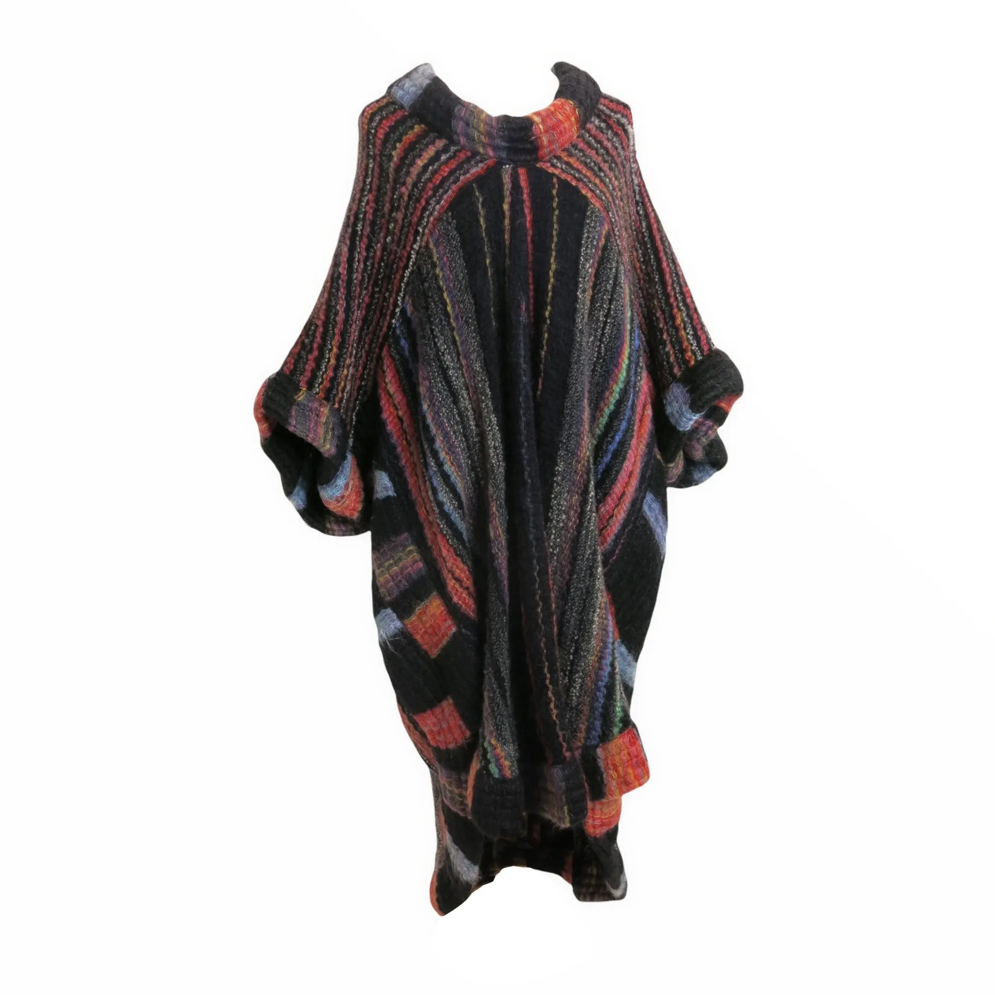 Handwoven Vintage 'Fiber Art' Poncho