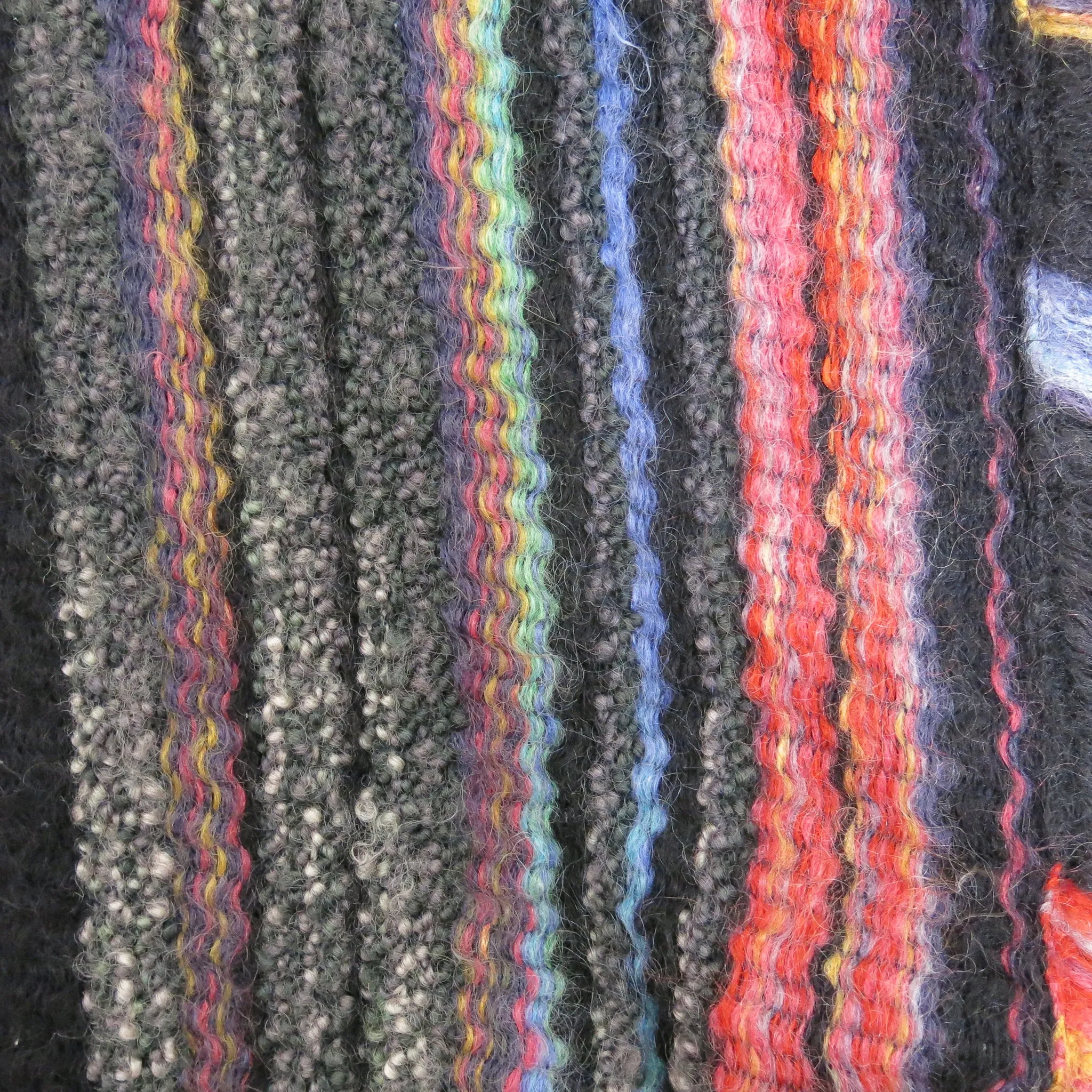 Handwoven Vintage 'Fiber Art' Poncho