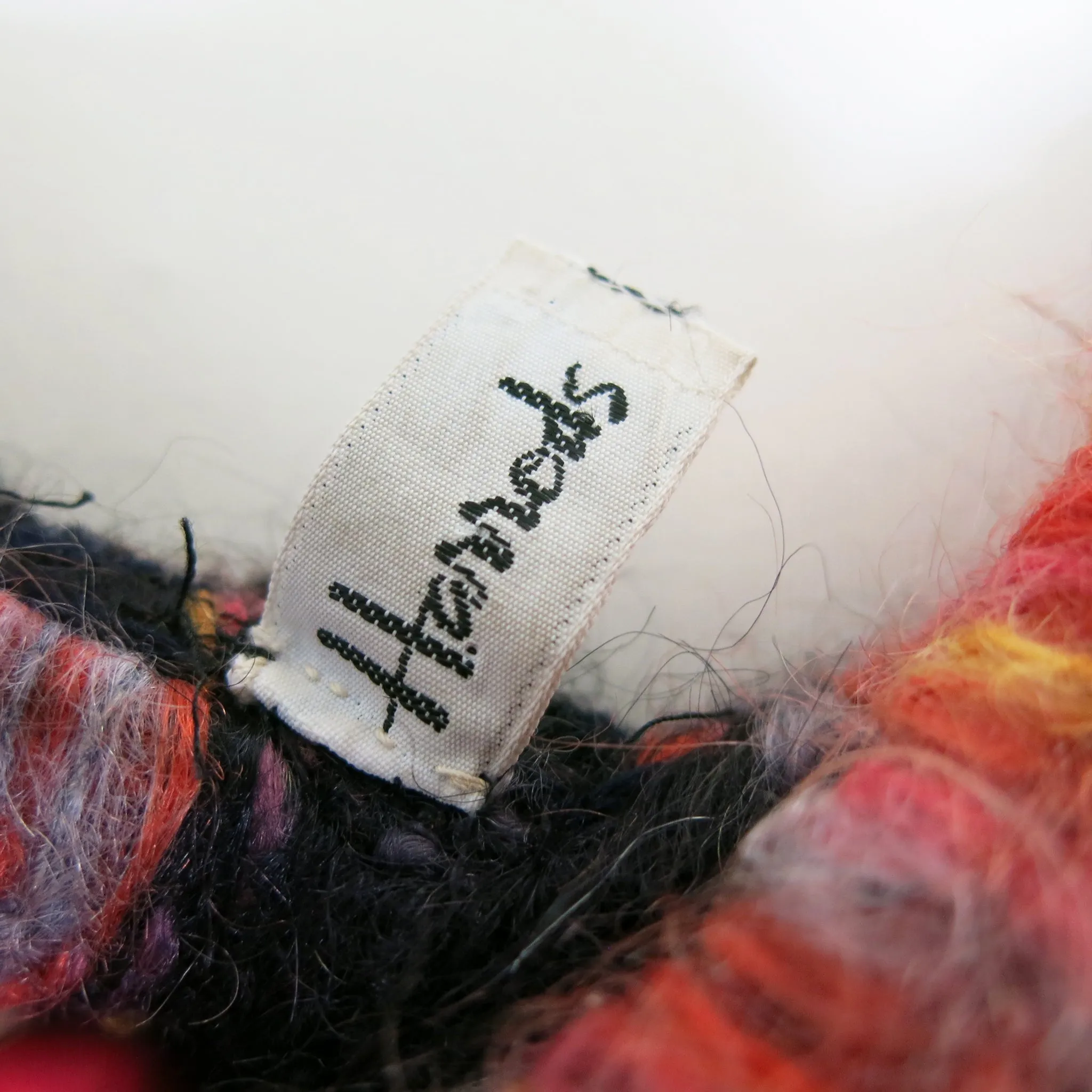 Handwoven Vintage 'Fiber Art' Poncho