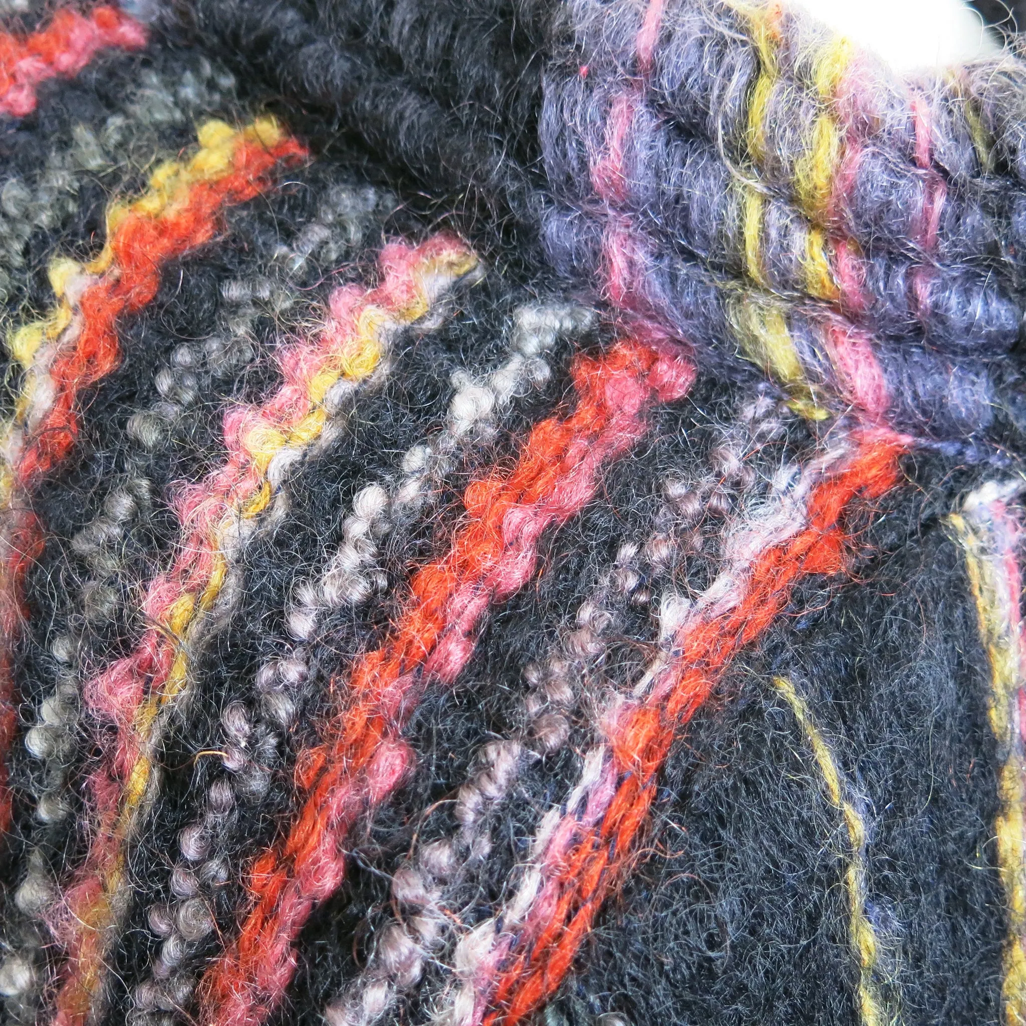 Handwoven Vintage 'Fiber Art' Poncho