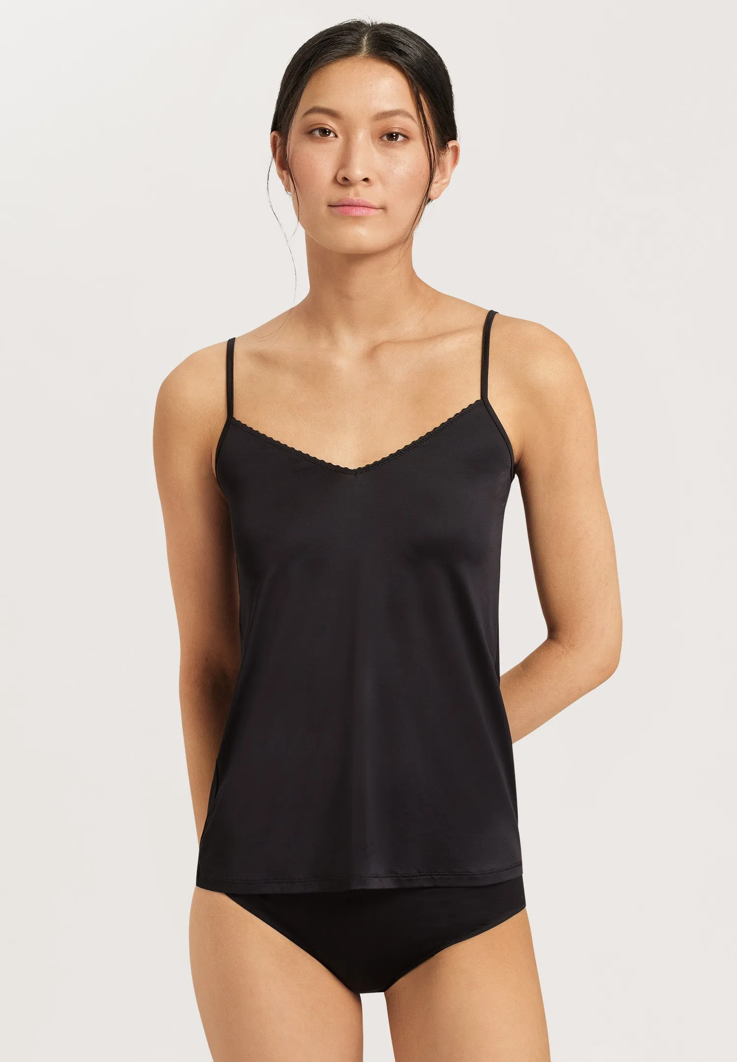 Hanro Spaghetti Top Satin Deluxe