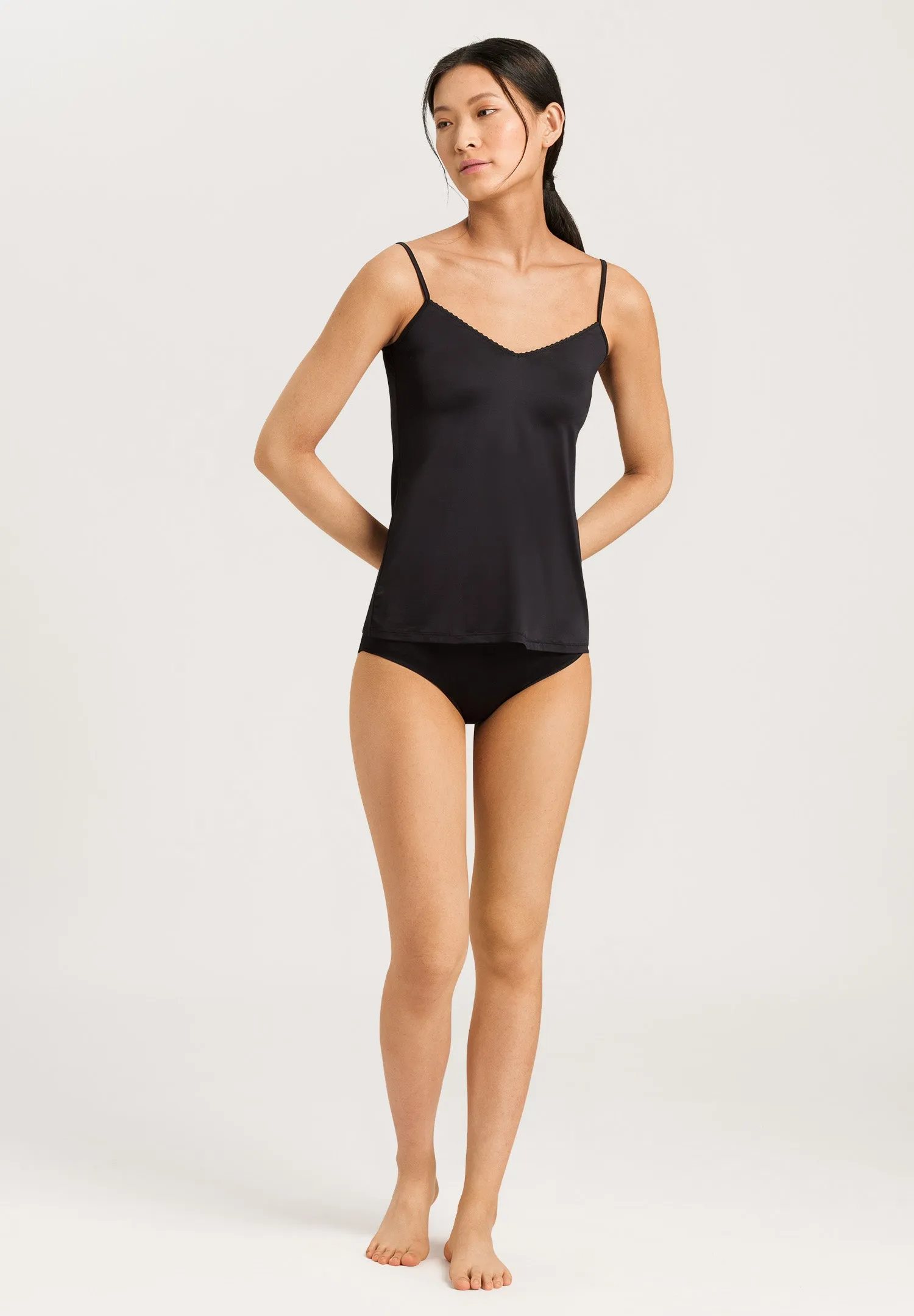 Hanro Spaghetti Top Satin Deluxe