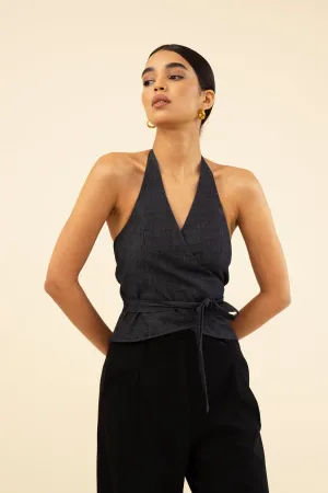 HARPER TOP - DENIM