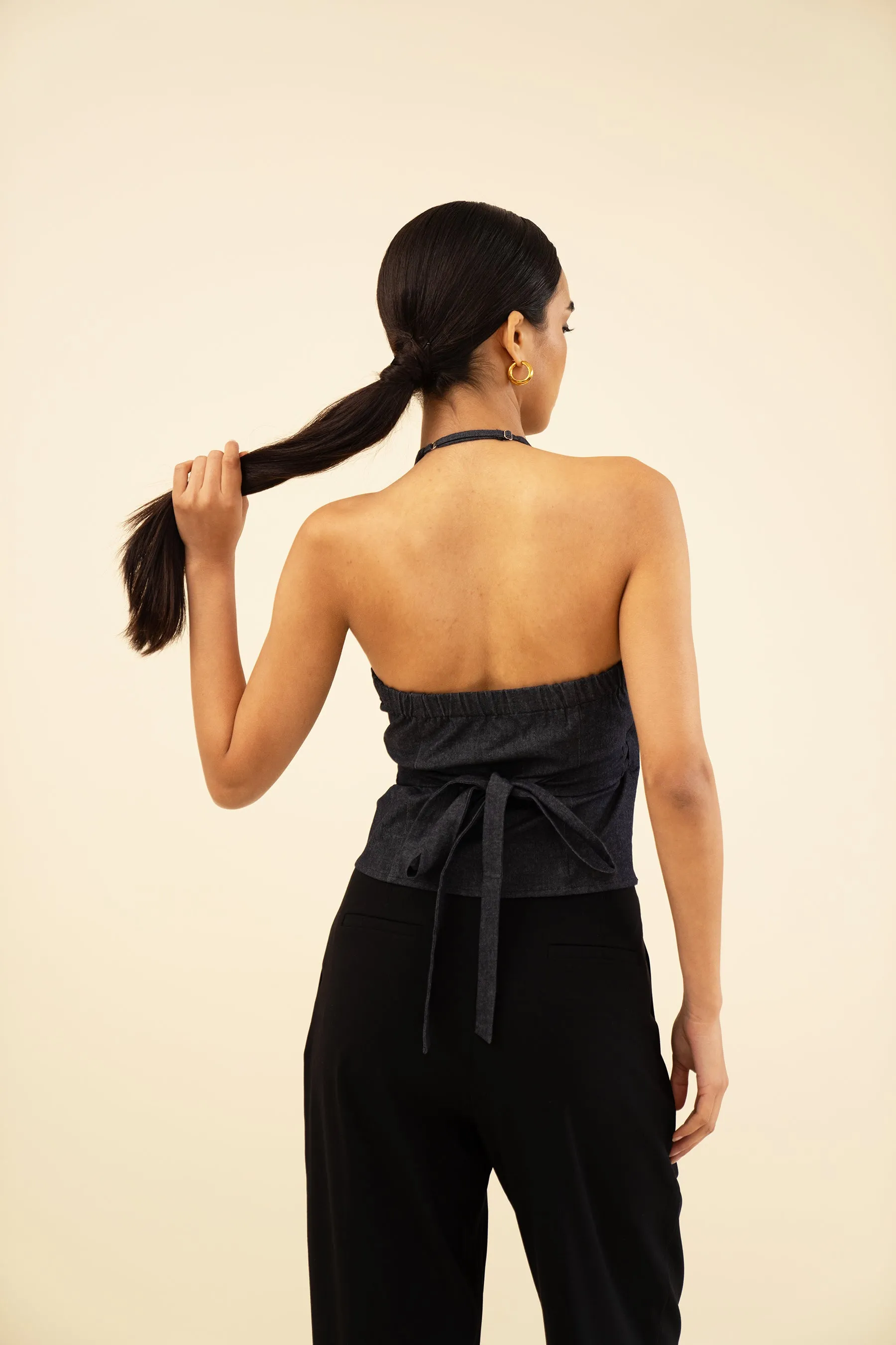 HARPER TOP - DENIM