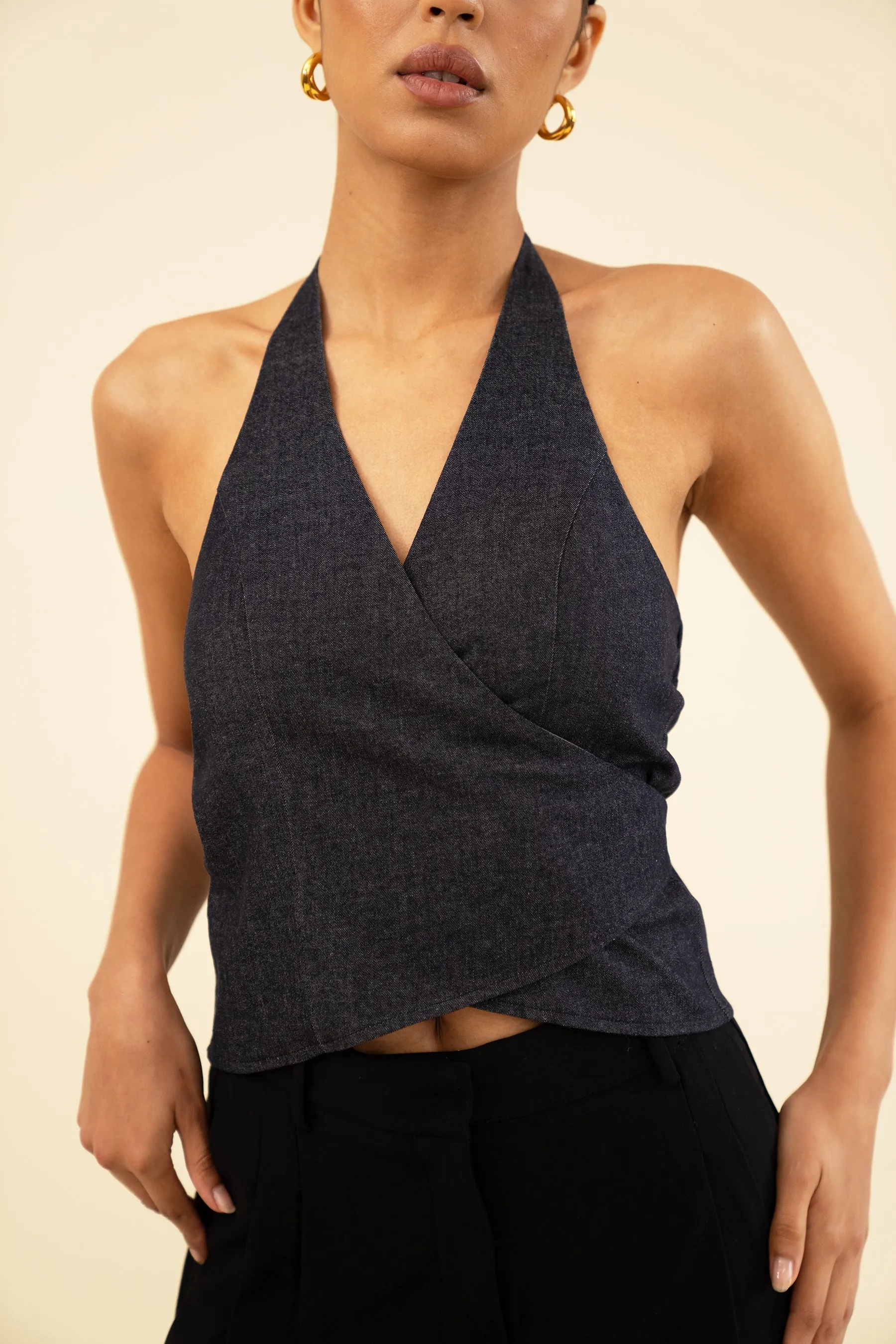 HARPER TOP - DENIM