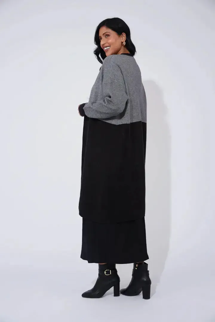 Haven Cyprus Cardigan - White/Khol