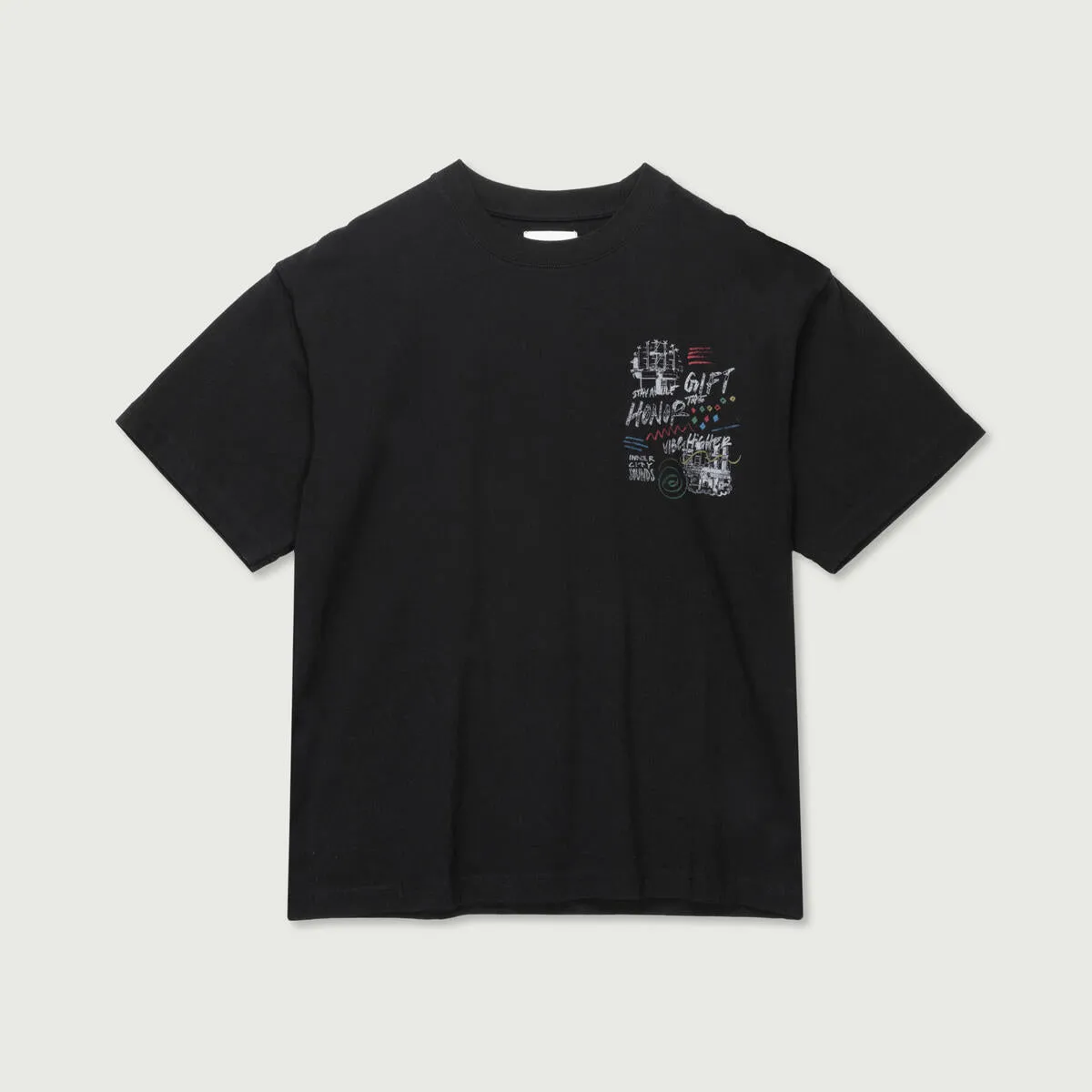 Honor The Gift Vibe Higher Black Tee