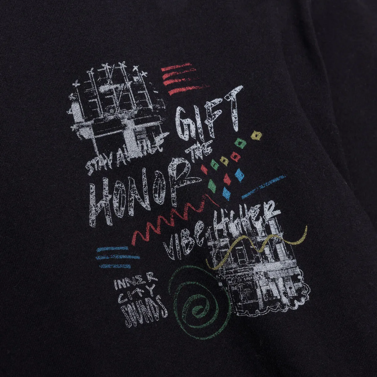 Honor The Gift Vibe Higher Black Tee