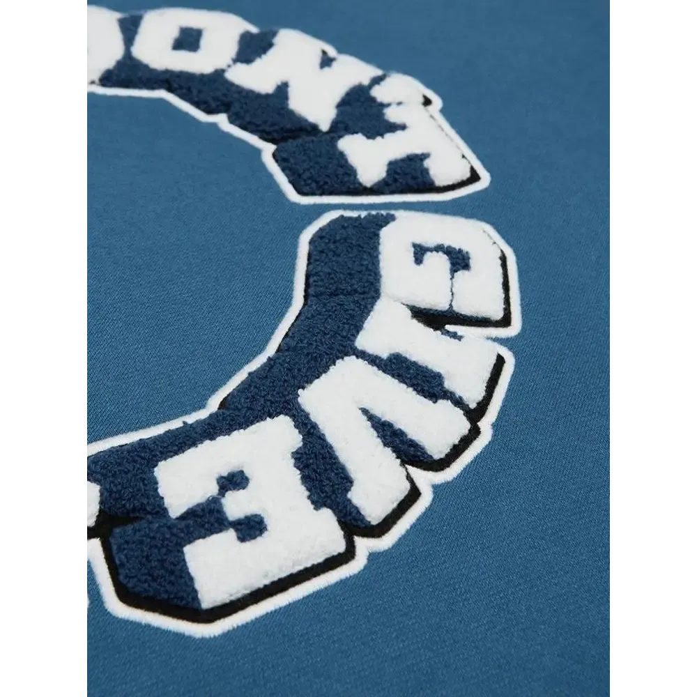 I Don't Give Damn Y2K Varsity Jacket in Cotton-Polyester Blend