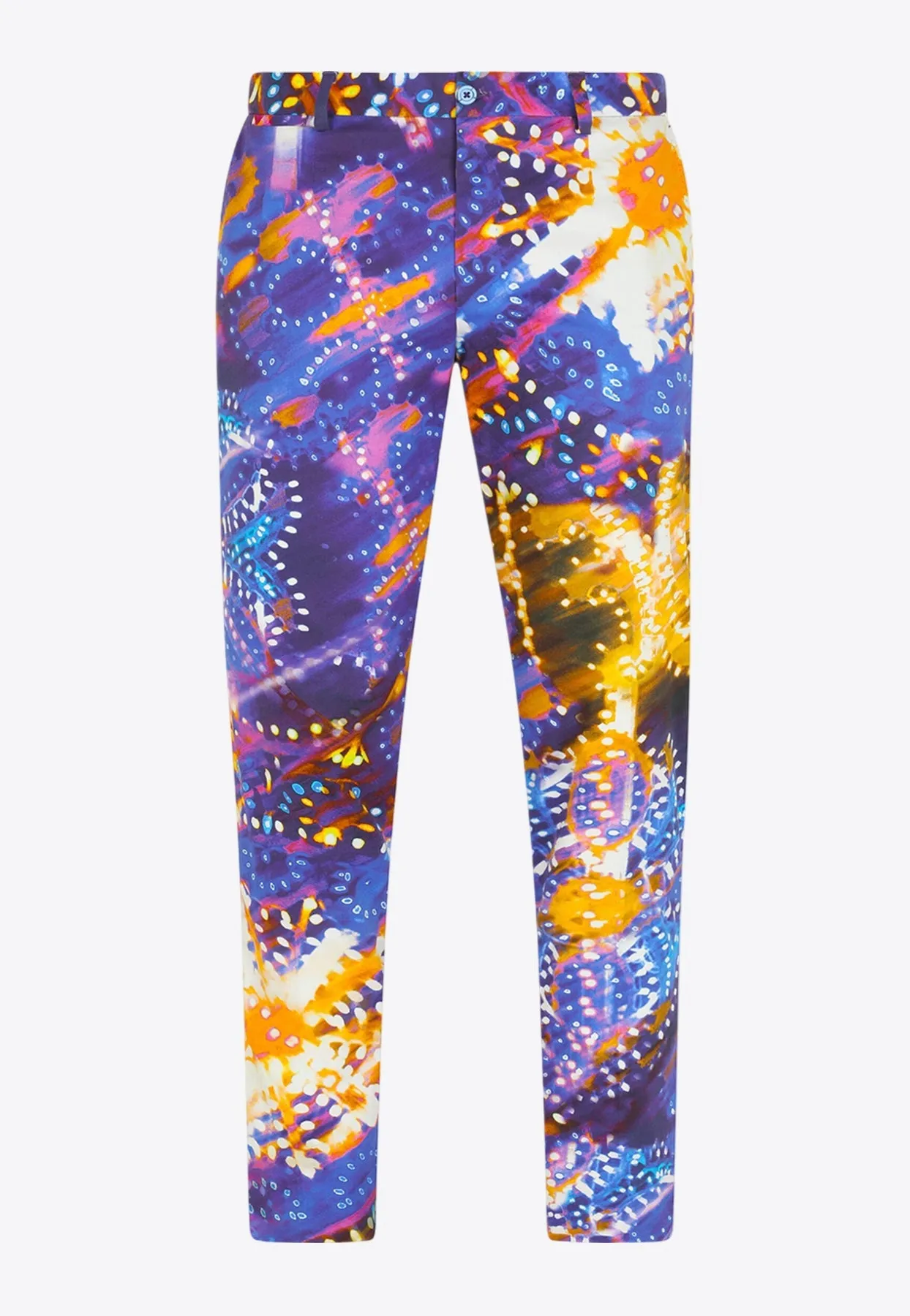 Illuminated Print Tailored Pants